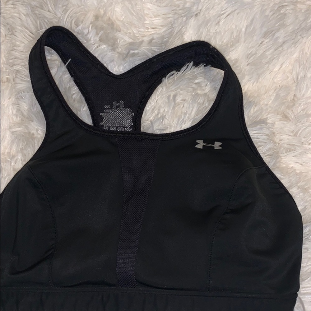 Black Under Armour Sports Bra